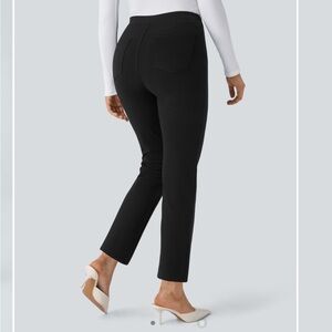 Halara Flex High Waisted Back Side Pocket Slim Work Pants NWT SZ L